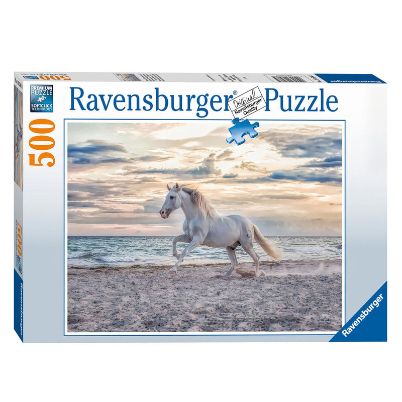 Load image into Gallery viewer, Ravensburger Paard op het Strand Legpuzzel 500st.
