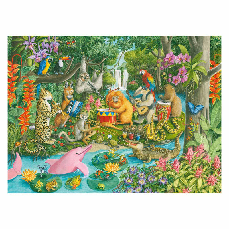 Load image into Gallery viewer, Ravensburger puzzel het jungle-orkest, 100st. xxl