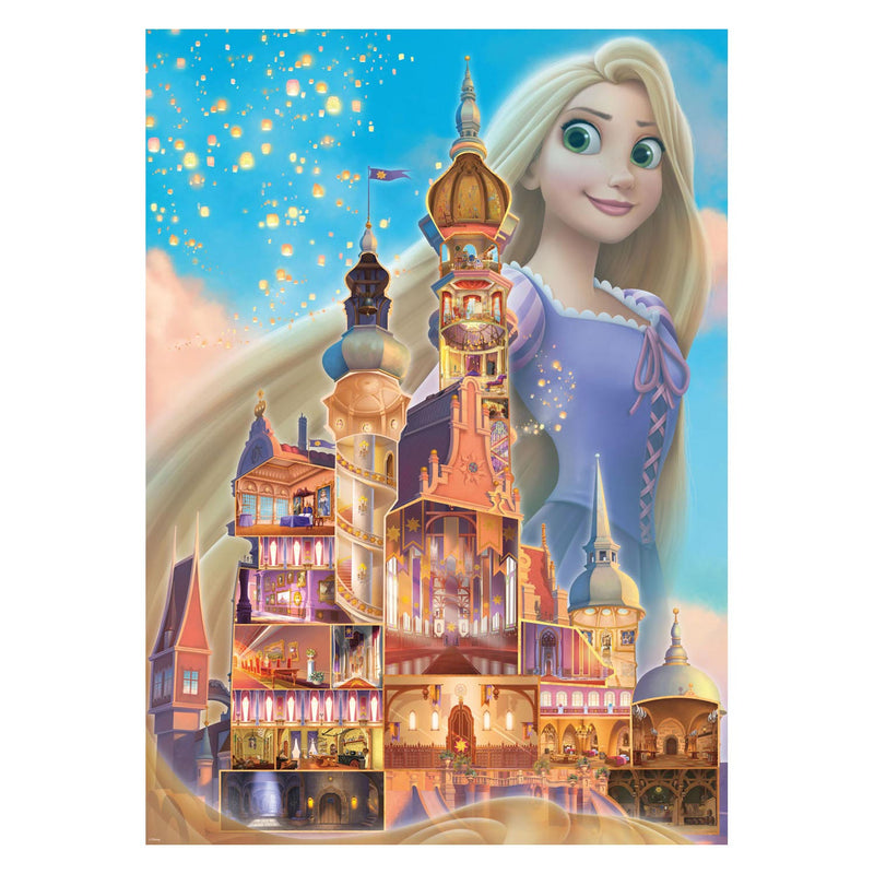 Load image into Gallery viewer, Ravensburger Puzzel Castles Rapunzel, 1000st.