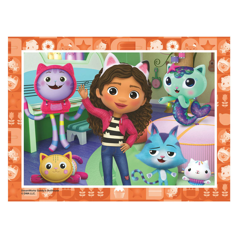 Afbeelding laden in galerijviewer, Ravensburger gabby's poppenhuis legpuzzel 4in1