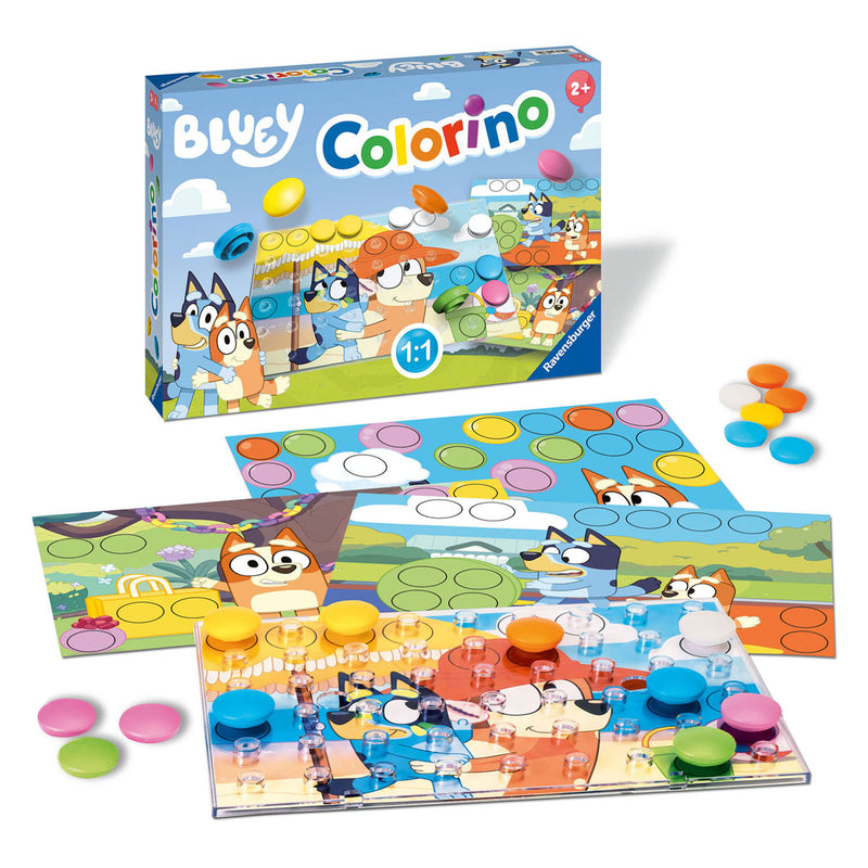 Load image into Gallery viewer, Ravensburger bluey colorino kinderspel