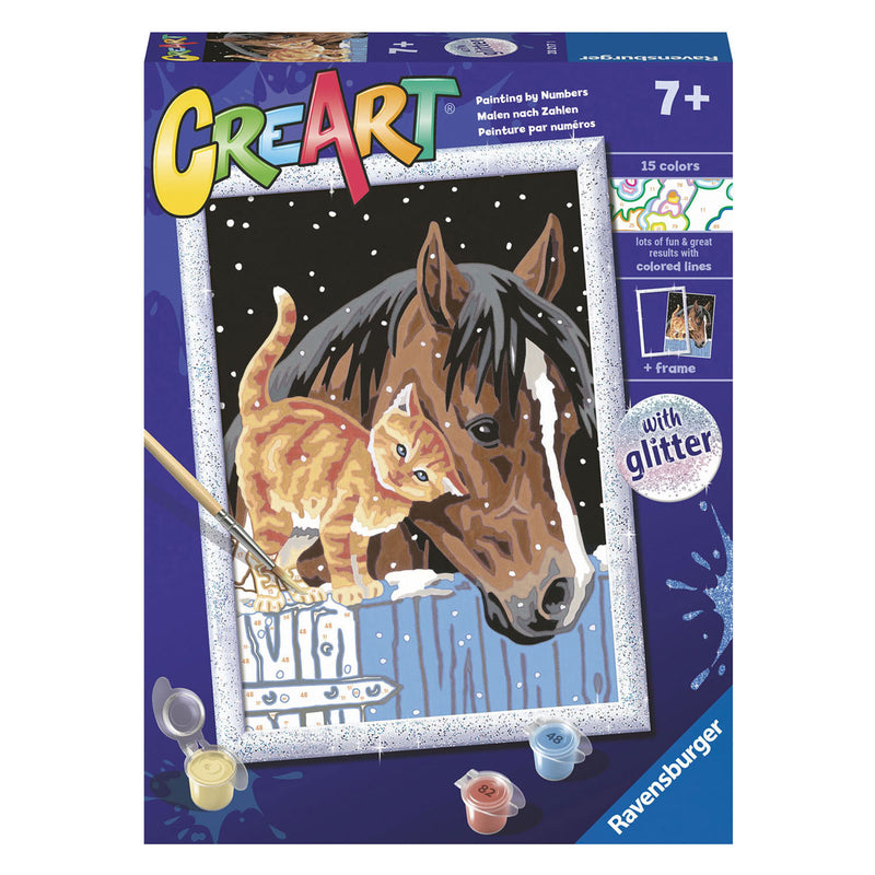 Load image into Gallery viewer, Ravensburger creart stable friends