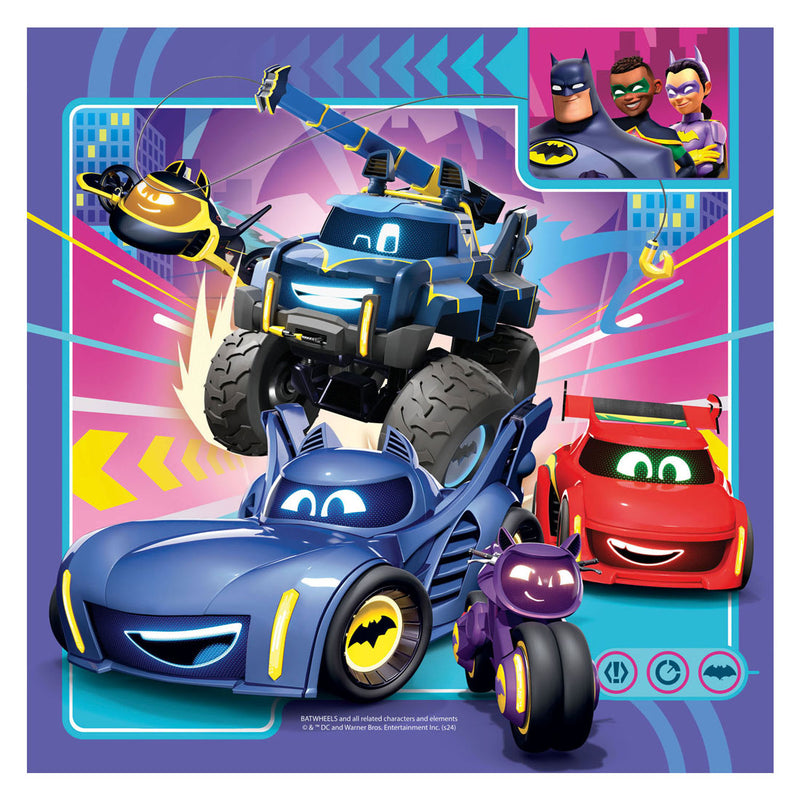 Load image into Gallery viewer, Ravensburger puzzel batwheels - drie puzzels - 49 stukjes - kinderpuzzel