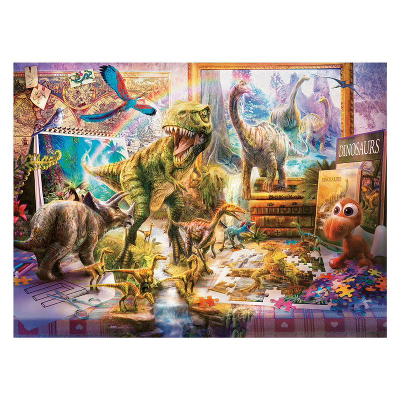 Load image into Gallery viewer, Ravensburger puzzel dino toys come to live - legpuzzel - 100 xxl stukjes
