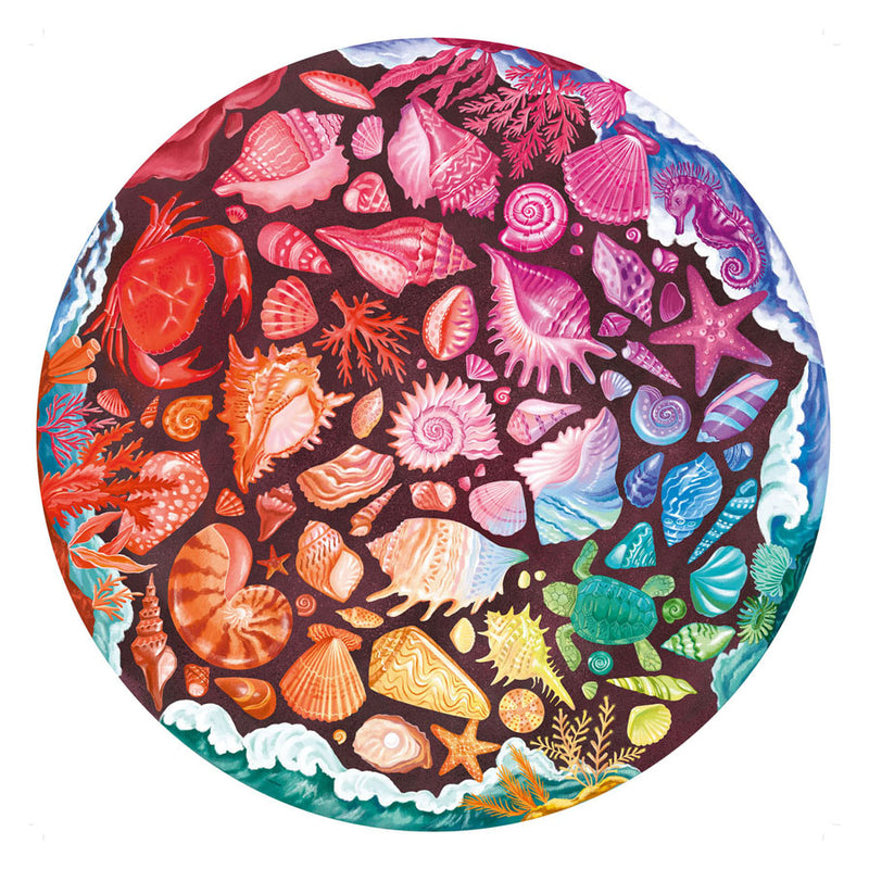 Afbeelding laden in galerijviewer, Ravensburger legpuzzel circle of colors zeeschelpen, 500st.