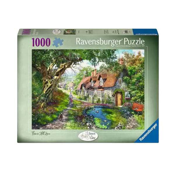 Load image into Gallery viewer, Ravensburger puzzel flower hill lane - legpuzzel - 1000 stukjes