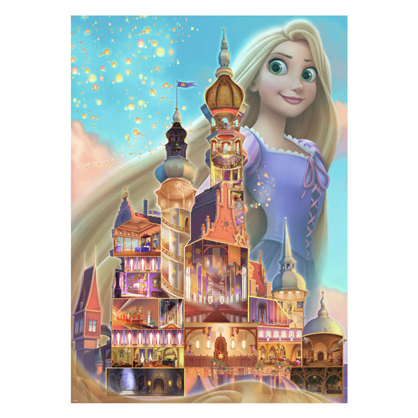 Load image into Gallery viewer, Ravensburger puzzel disney castles rapunzel - 1000 stukjes legpuzzel.