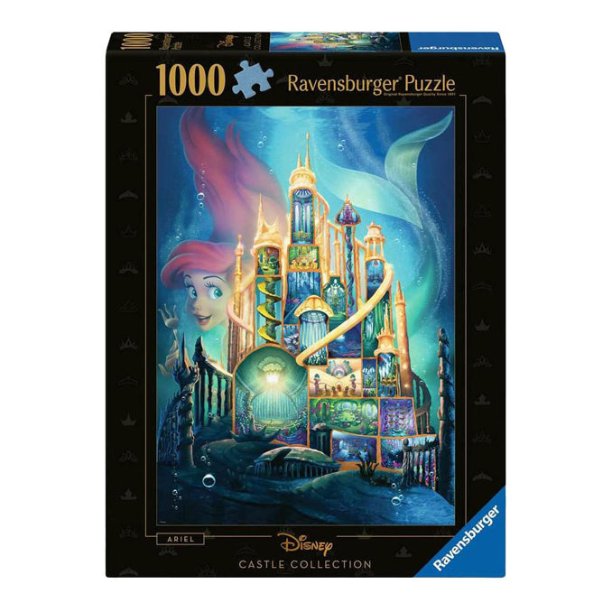 Load image into Gallery viewer, Ravensburger legpuzzel disney castles ariel, 1000st.
