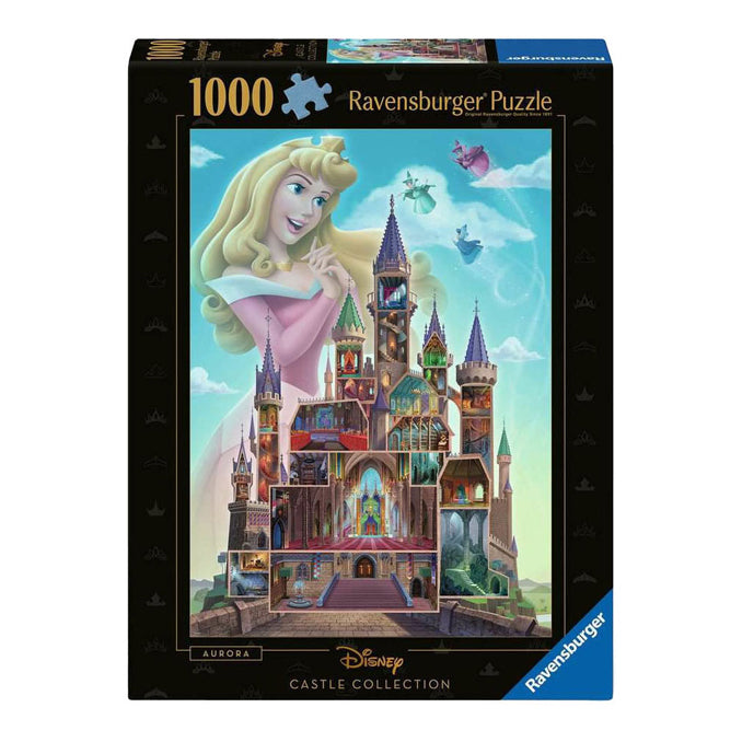 Load image into Gallery viewer, Ravensburger legpuzzel disney castles aurora, 1000st.