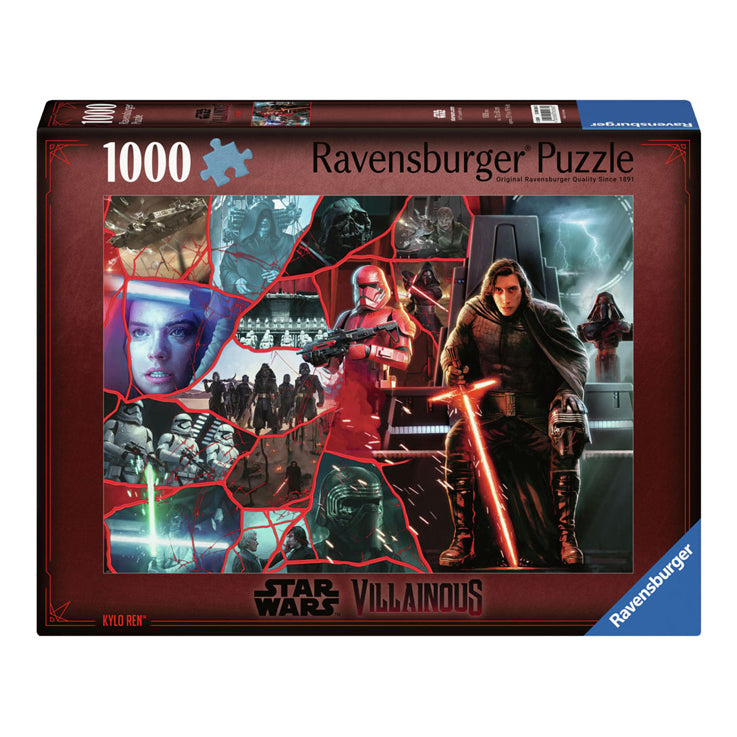 Load image into Gallery viewer, Ravensburger legpuzzel star wars villainous kylo ren, 1000st.