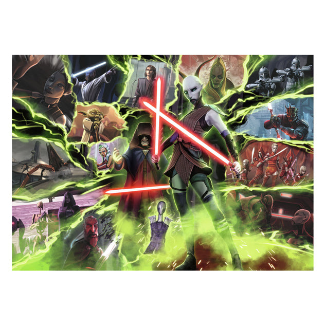 Load image into Gallery viewer, Ravensburger puzzel star wars villainous: asajj ventress - legpuzzel - 1000 stukjes