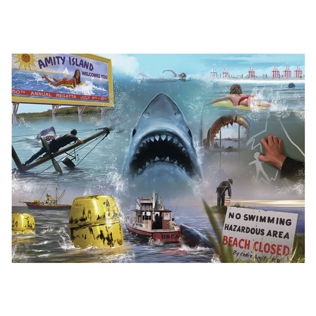 Load image into Gallery viewer, Ravensburger legpuzzel jaws, 1000st.