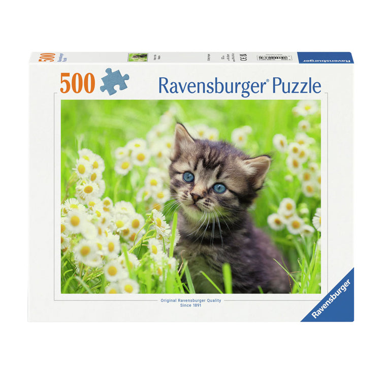 Load image into Gallery viewer, Ravensburger legpuzzel katje in de wei, 500st.