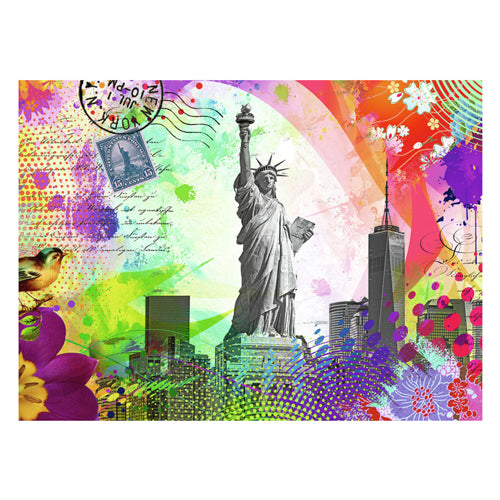 Load image into Gallery viewer, Ravensburger puzzel new york postcard - legpuzzel - 500 stukjes