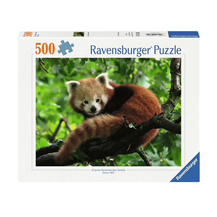Load image into Gallery viewer, Ravensburger legpuzzel schattige rode panda, 500st.