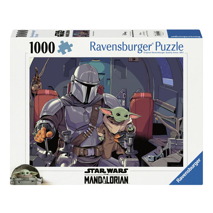 Load image into Gallery viewer, Ravensburger legpuzzel star wars the mandalorian, 1000st.