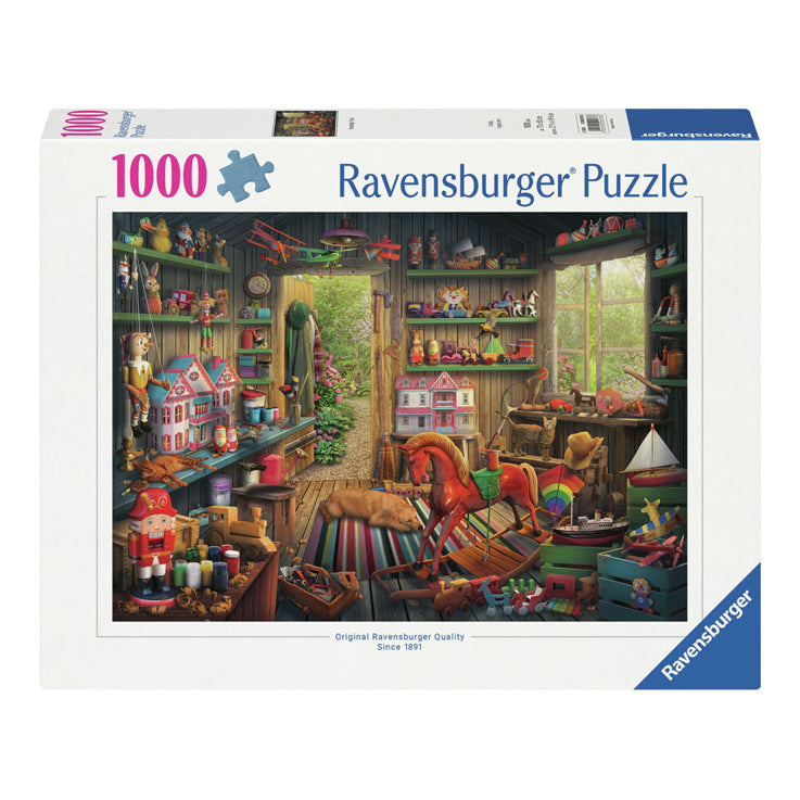 Load image into Gallery viewer, Ravensburger legpuzzel nostalgisch speelgoed, 1000st.