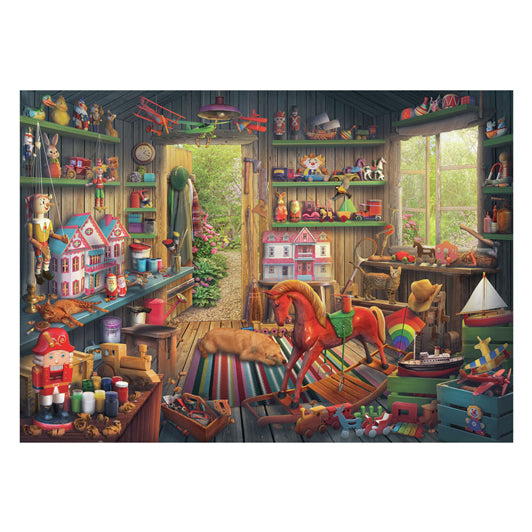 Load image into Gallery viewer, Ravensburger legpuzzel nostalgisch speelgoed, 1000st.