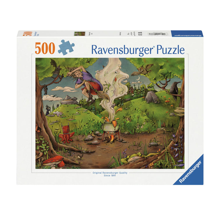 Load image into Gallery viewer, Ravensburger legpuzzel bei der waldhexe, 500st.