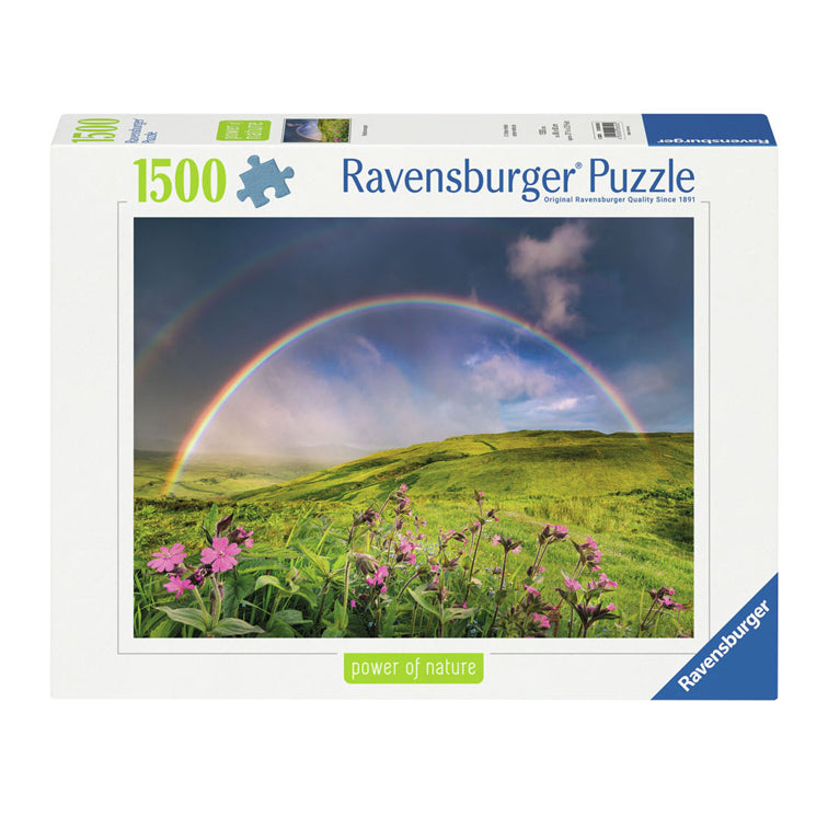 Load image into Gallery viewer, Ravensburger legpuzzel spektakularer regenbogen, 1500st.