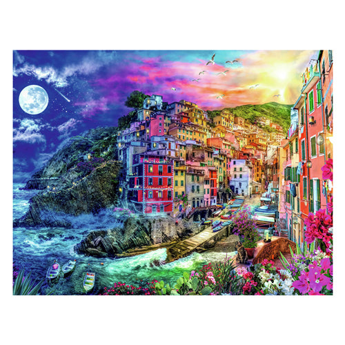 Load image into Gallery viewer, Ravensburger puzzel cinque terre - kleurrijke legpuzzel 2000 stukjes.