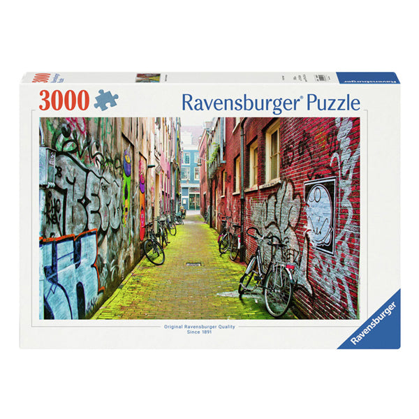 Load image into Gallery viewer, Ravensburger legpuzzel street in amsterdam, 3000st.