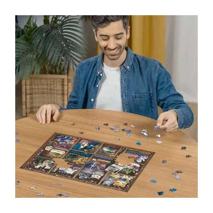 Load image into Gallery viewer, Ravensburger legpuzzel cubby cats and succulents, 500st.