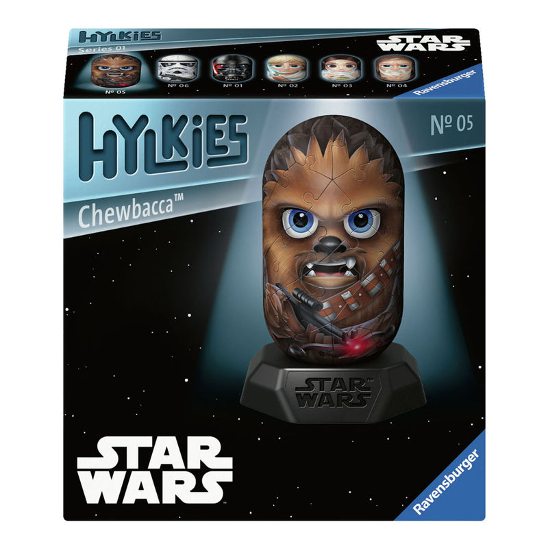Load image into Gallery viewer, Ravensburger 3d puzzel hylkies star wars chewbacca, 54st.