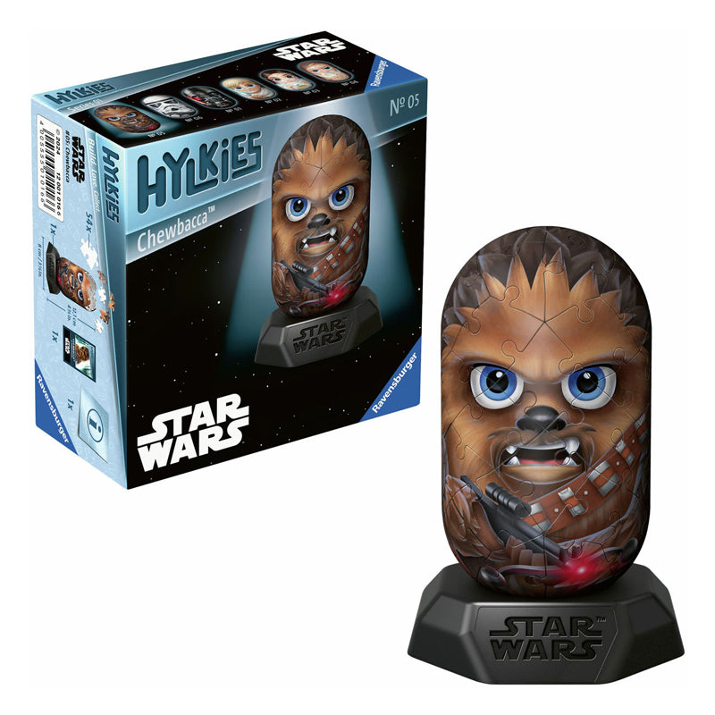Load image into Gallery viewer, Ravensburger 3d puzzel hylkies star wars chewbacca, 54st.