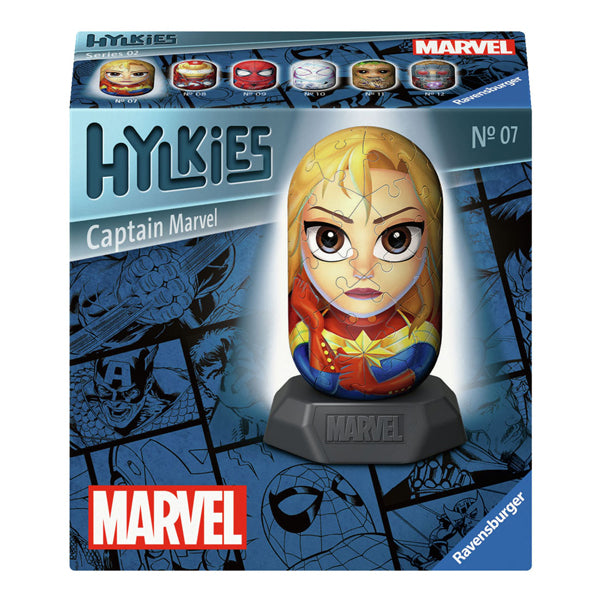 Load image into Gallery viewer, Ravensburger 3d puzzel hylkies marvel captain marvel, 54st.