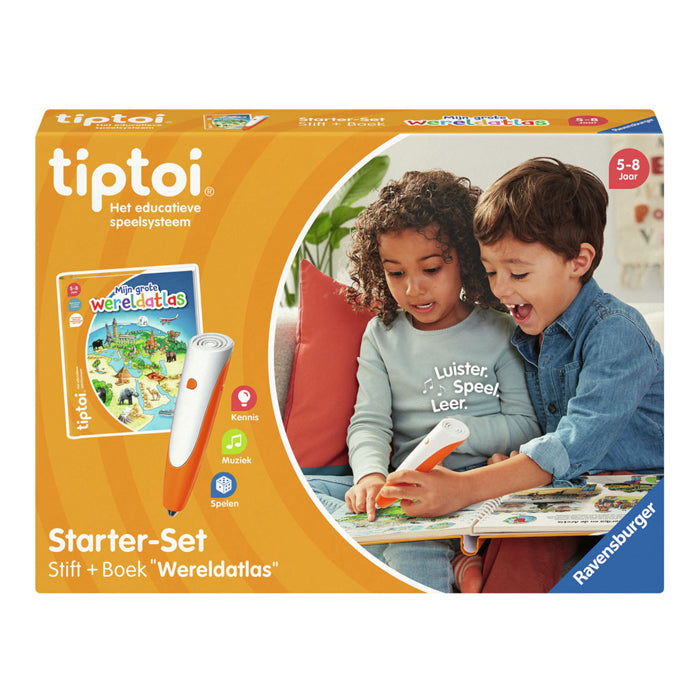 Load image into Gallery viewer, Ravensburger tiptoi starterset mijn grote wereldatlas