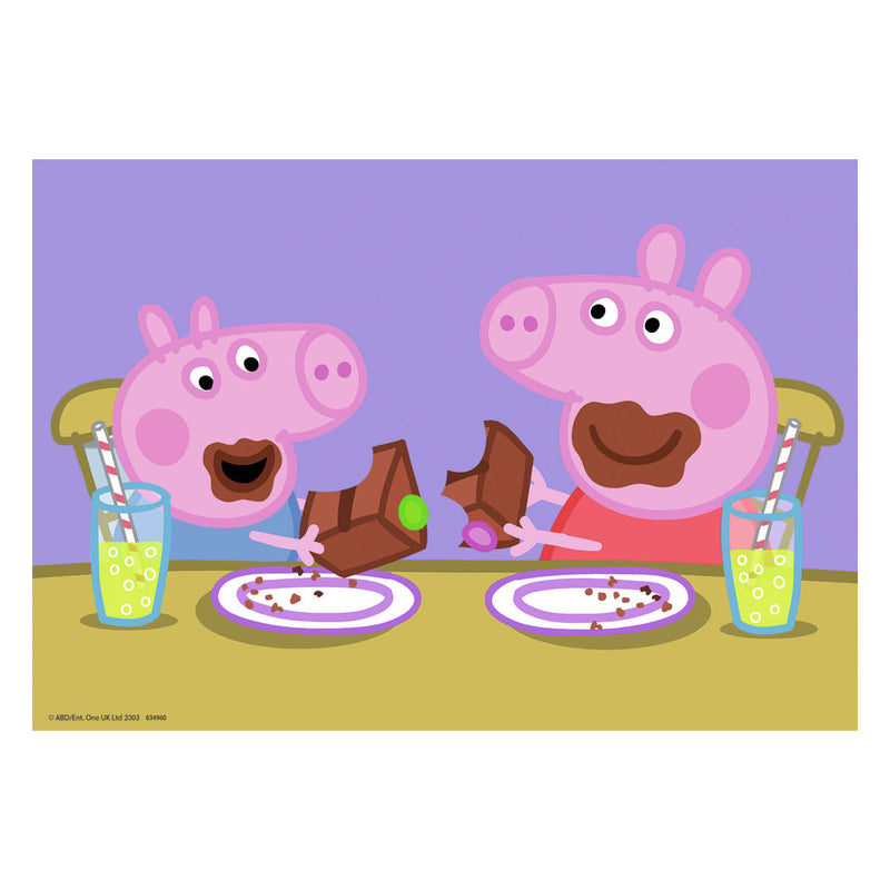 Load image into Gallery viewer, Ravensburger puzzel peppa pig - 2x24 stukjes - kinderpuzzel