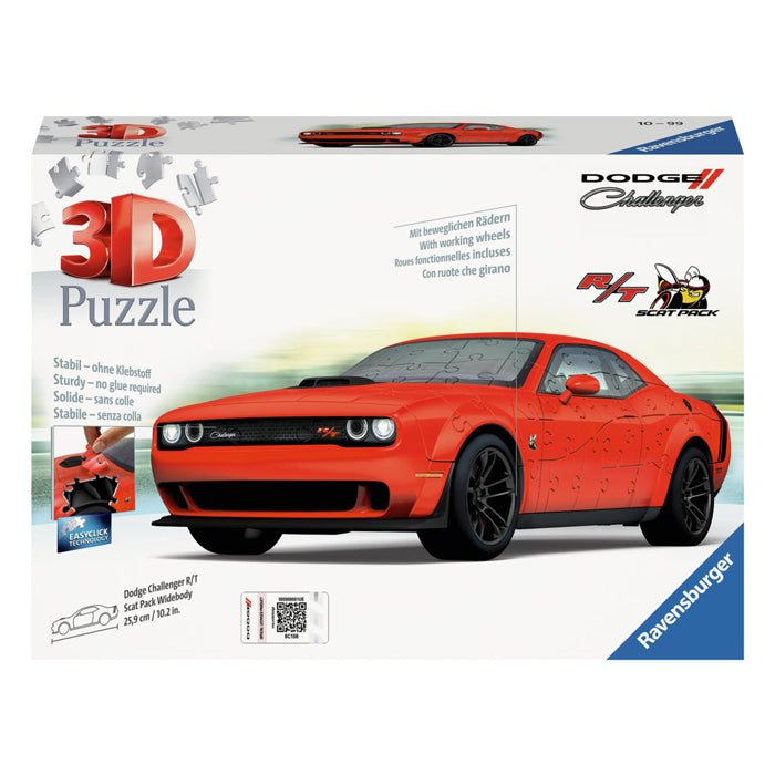 Load image into Gallery viewer, Ravensburger 3d puzzel dodge chall.r t scat pack, 108st.