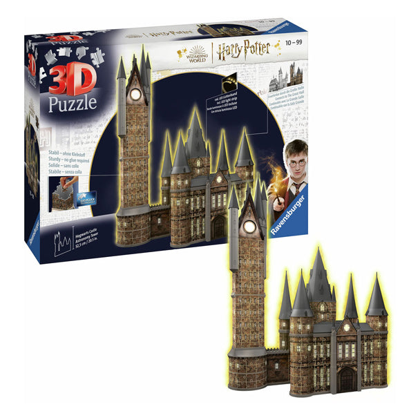 Load image into Gallery viewer, Ravensburger harry potter - hogwarts castle: astronomy tower night edition (626 pieces) 3d puzzel - multicolours