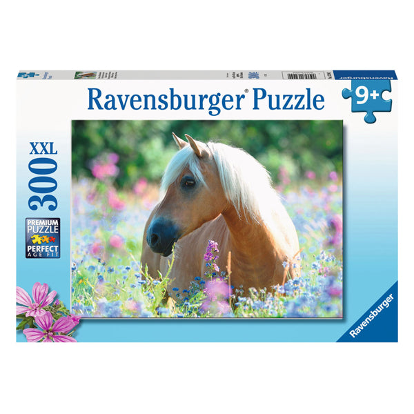Load image into Gallery viewer, Ravensburger Legpuzzel XXL Paard Tussen de Bloemen, 300st.