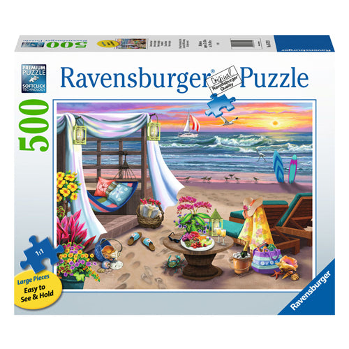 Load image into Gallery viewer, Ravensburger legpuzzel strandavond, 500st.