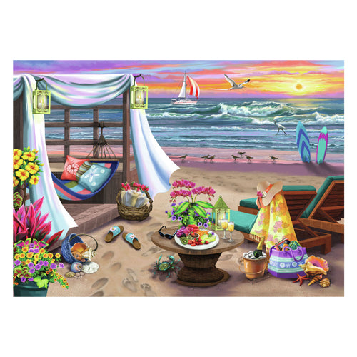 Load image into Gallery viewer, Ravensburger puzzel strandavond - legpuzzel - 500 stukjes