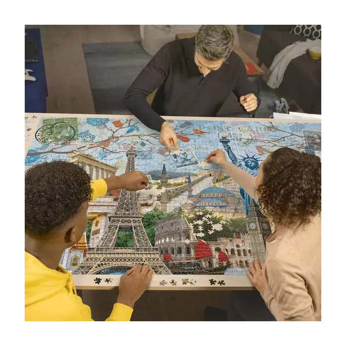 Load image into Gallery viewer, Ravensburger puzzel big city collage - legpuzzel - 5000 stukjes