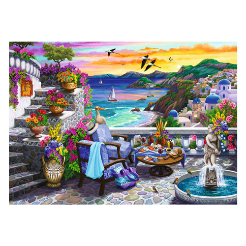 Load image into Gallery viewer, Ravensburger puzzel santorini sunset - legpuzzel - 300 large format stukjes