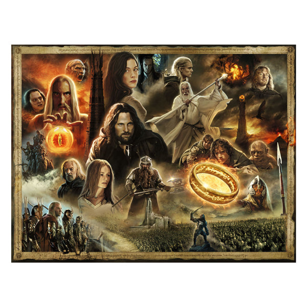 Load image into Gallery viewer, Ravensburger puzzel the lord of the rings: the two towers - legpuzzel - 2000 stukjes