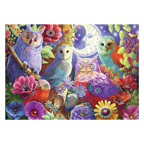 Load image into Gallery viewer, Ravensburger puzzel night owl hoot - legpuzzel - 300 large format stukjes