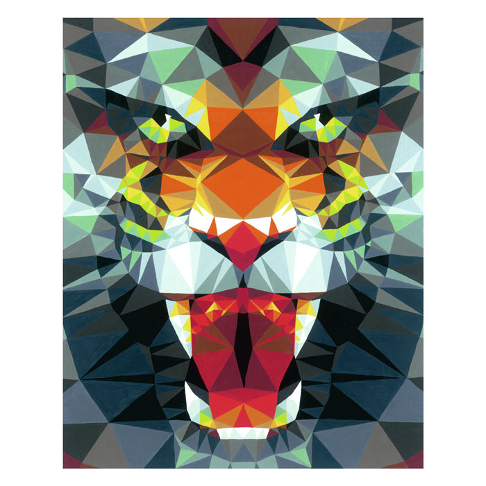 Load image into Gallery viewer, Ravensburger polygon tijger - schilderen op nummer voor volwassenen