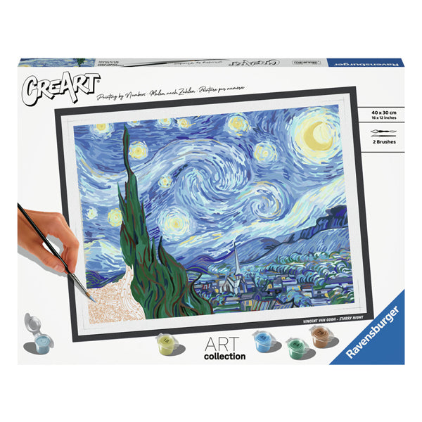 Load image into Gallery viewer, Ravensburger creart schilderen op nummer - the starry night van gogh