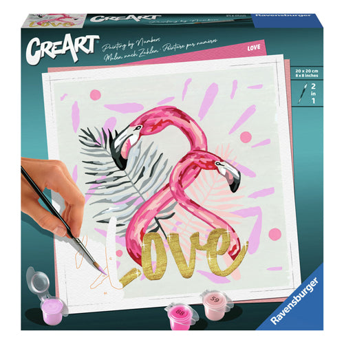 Load image into Gallery viewer, Ravensburger creart schilderen op nummer - love