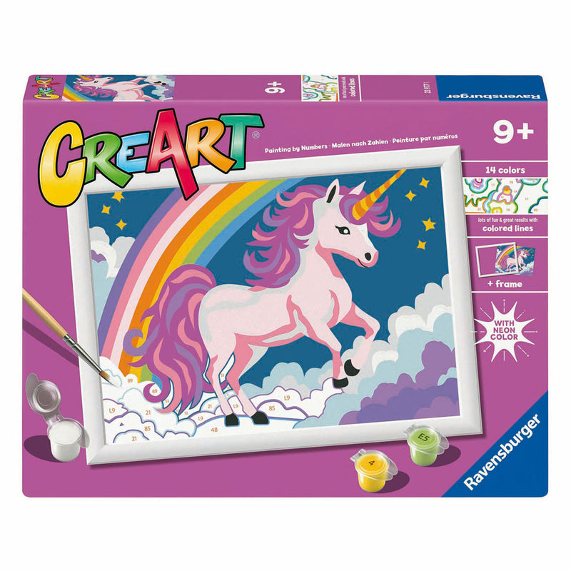 Load image into Gallery viewer, Ravensburger creart schilderen op nummer - eenhoorn