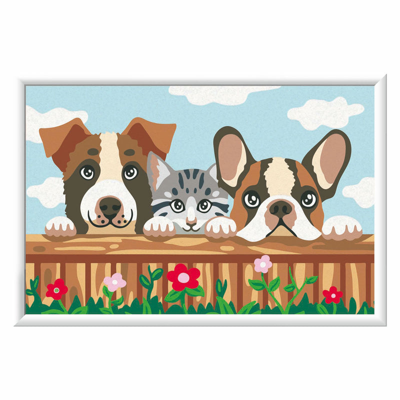 Load image into Gallery viewer, Ravensburger creart schilderen op nummer - kat en honden