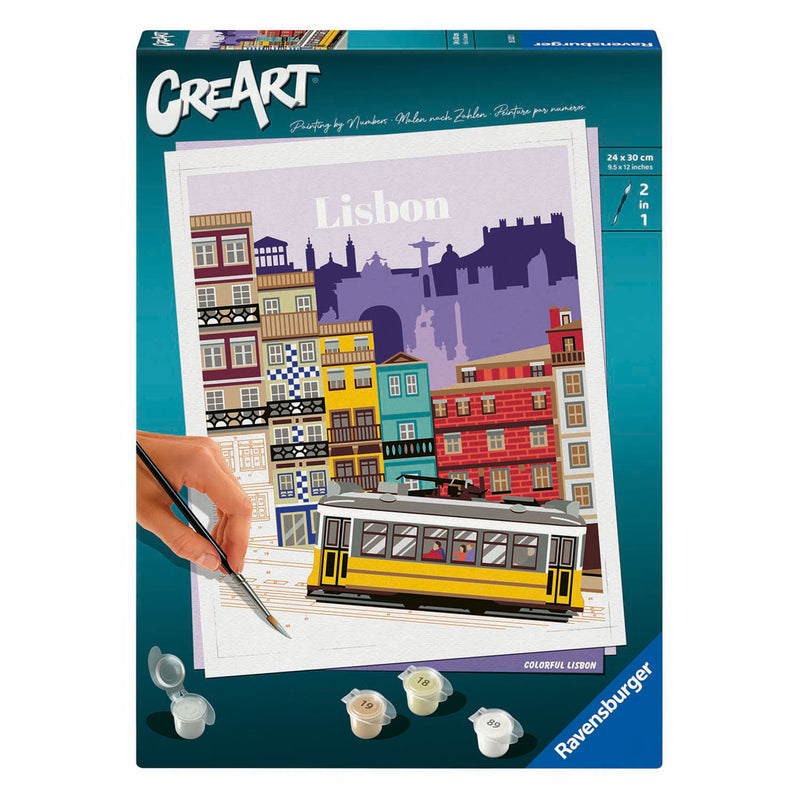 Load image into Gallery viewer, Ravensburger creart schilderen op nummer - lissabon
