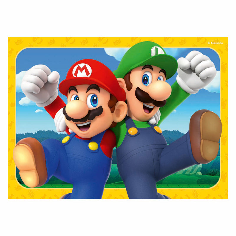Load image into Gallery viewer, Ravensburger super mario 4-in-1 puzzel