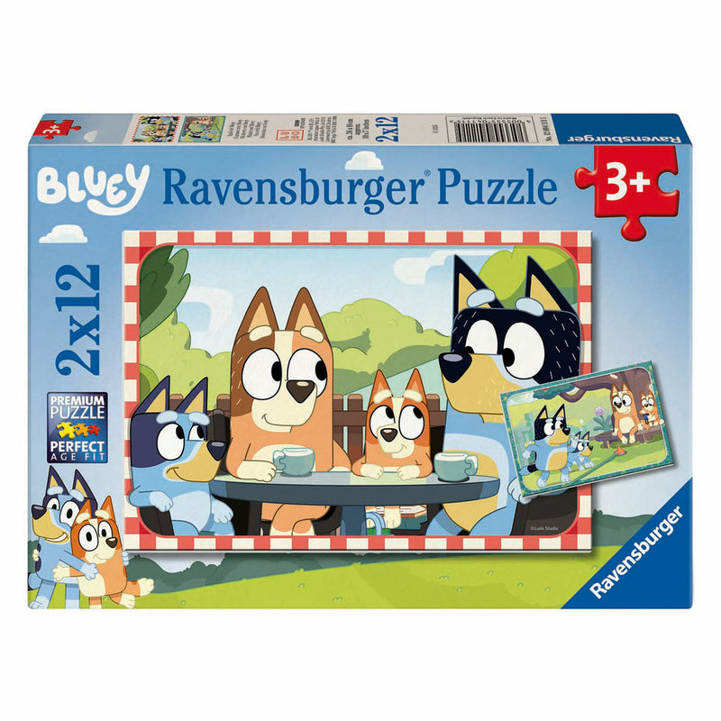 Load image into Gallery viewer, Ravensburger legpuzzel bluey, 2x12st.