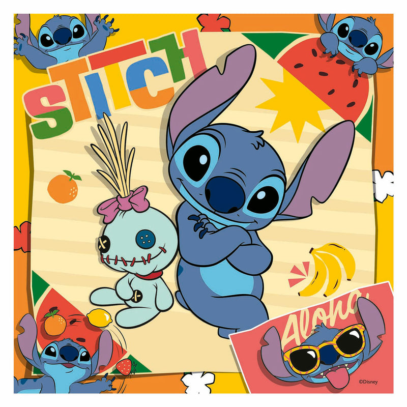 Load image into Gallery viewer, Ravensburger legpuzzel disney stitch, 3x49st.